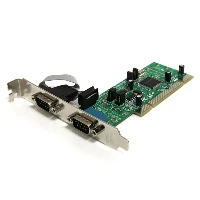 StarTech.com 2 Port PCI RS422/485 Serial Adapter Card with 161050 UART, PCI/PCI-X, Serial, RS-422, RS-485, CE, FCC, SystemBase -SB16C1052PCI, 128 Kbit/s