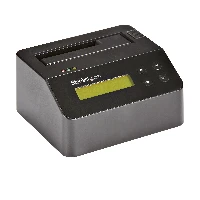 StarTech.com Single Bay Hard Drive Eraser, Standalone HDD/SSD Sanitizer, USB 3.0 to SATA II (3 Gbps), 9 Erase Modes, LCD Display, Secure Erase Hard Disk Sanitizer Dock, DB-9 Printer Port, TAA Compliant, Serial ATA, Serial ATA II, IDE, M.2, 2.5,3.5