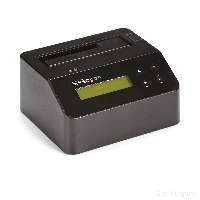 StarTech.com Single Bay Hard Drive Eraser, Standalone HDD/SSD Sanitizer, USB 3.0 to SATA II (3 Gbps), 9 Erase Modes, LCD Display, Secure Erase Hard Disk Sanitizer Dock, DB-9 Printer Port, TAA Compliant, Serial ATA, Serial ATA II, IDE, M.2, 2.5,3.5