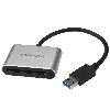 StarTech.com USB 3.0 Card Reader/Writer for CFast 2.0 Cards, CFast, CFast 2.0, Black, Silver, 5000 Mbit/s, Aluminium, Activity, Power, CE, FCC, RoHS, REACH