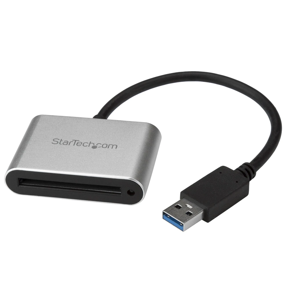 StarTech.com USB 3.0 Card Reader/Writer for CFast 2.0 Cards, CFast, CFast 2.0, Black, Silver, 5000 Mbit/s, Aluminium, Activity, Power, CE, FCC, RoHS, REACH