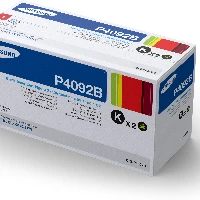 Samsung CLT-P4092B 2-pack Black Toner Cartridges, 1500 pages, Black, 2 pc(s)