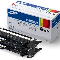 Samsung CLT-P4092B 2-pack Black Toner Cartridges, 1500 pages, Black, 2 pc(s)