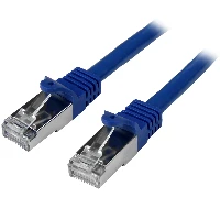 StarTech.com Cat6 Patch Cable - Shielded (SFTP) - 2 m, Blue, 2 m, Cat6, SF/UTP (S-FTP), RJ-45, RJ-45