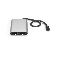 StarTech.com Thunderbolt 3 to Dual DisplayPort Adapter 4K 60Hz - Thunderbolt 3 Certified - Dual Monitor DisplayPort 1.2 Video Converter - Mac & Windows Compatible - Dual 4K DisplayPort, 0.3 m, Thunderbolt 3, 2 x DisplayPort, Male, Female, Straight