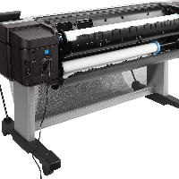 HP Designjet T1700dr 44-in Printer, Thermal inkjet, 2400 x 1200 DPI, HP-GL/2, TIFF, URF, Cyan, Grey, Magenta, Matte black, Photo black, Yellow, 116 pph, 0.1%