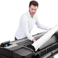 HP Designjet T1700dr 44-in Printer, Thermal inkjet, 2400 x 1200 DPI, HP-GL/2, TIFF, URF, Cyan, Grey, Magenta, Matte black, Photo black, Yellow, 116 pph, 0.1%