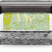 HP Designjet T1700 44-in Printer, Thermal inkjet, 2400 x 1200 DPI, HP-GL/2, TIFF, URF, Cyan, Grey, Magenta, Matte black, Photo black, Yellow, 116 pph, 0.1%