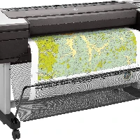 HP Designjet T1700 44-in Printer, Thermal inkjet, 2400 x 1200 DPI, HP-GL/2, TIFF, URF, Cyan, Grey, Magenta, Matte black, Photo black, Yellow, 116 pph, 0.1%