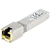 StarTech.com MSA Compliant SFP+ Transceiver Module - 10GBASE-TMSA Uncoded SFP+ Module - 10GBASE-T - SFP to RJ45 Cat6/Cat5e - 10GE Gigabit Ethernet SFP+ - RJ-45 30m, Copper, 10000 Mbit/s, SFP+, 30 m, IEEE 802.3an, Full
