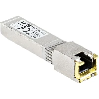 StarTech.com MSA Compliant SFP+ Transceiver Module - 10GBASE-TMSA Uncoded SFP+ Module - 10GBASE-T - SFP to RJ45 Cat6/Cat5e - 10GE Gigabit Ethernet SFP+ - RJ-45 30m, Copper, 10000 Mbit/s, SFP+, 30 m, IEEE 802.3an, Full