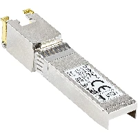 StarTech.com MSA Compliant SFP+ Transceiver Module - 10GBASE-TMSA Uncoded SFP+ Module - 10GBASE-T - SFP to RJ45 Cat6/Cat5e - 10GE Gigabit Ethernet SFP+ - RJ-45 30m, Copper, 10000 Mbit/s, SFP+, 30 m, IEEE 802.3an, Full