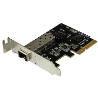 StarTech.com PCI Express 10 Gigabit Ethernet Fiber Network Card w/ Open SFP+ - PCIe x4 10Gb NIC SFP+ Adapter, Internal, Wired, PCI Express, Ethernet / Fiber, 20000 Mbit/s, Black