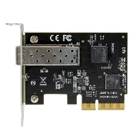 StarTech.com PCI Express 10 Gigabit Ethernet Fiber Network Card w/ Open SFP+ - PCIe x4 10Gb NIC SFP+ Adapter, Internal, Wired, PCI Express, Ethernet / Fiber, 20000 Mbit/s, Black