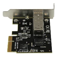 StarTech.com PCI Express 10 Gigabit Ethernet Fiber Network Card w/ Open SFP+ - PCIe x4 10Gb NIC SFP+ Adapter, Internal, Wired, PCI Express, Ethernet / Fiber, 20000 Mbit/s, Black