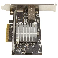StarTech.com 1-Port 10G Open SFP+ Network Card - PCIe - Intel Chip - MM/SM, Internal, Wired, PCI Express, Fiber, 10000 Mbit/s, Black