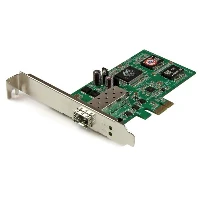 StarTech.com PCI Express Gigabit Ethernet Fiber Network Card w/ Open SFP - PCIe SFP Network Card Adapter NIC, Internal, Wired, PCI Express, Fiber, 2000 Mbit/s