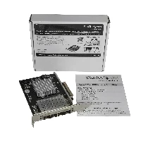 StarTech.com Quad Port 10G SFP+ Network Card - Intel XL710 Open SFP+ Converged Adapter - PCIe 10 Gigabit Ethernet Server NIC - 10GbE Fiber Optic LAN Card - Dell PowerEdge HPE ProLiant, Internal, Wired, PCI Express, Fiber, 20000 Mbit/s, Black