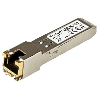 StarTech.com MSA Compliant SFP Transceiver Module - 1000BASE-TXMSA Uncoded SFP Module - 1000BASE-TX - SFP to RJ45 Cat6/Cat5e - 1GE Gigabit Ethernet SFP - RJ-45 100m, Copper, 1000 Mbit/s, SFP, TX, 100 m, IEEE 802.3z