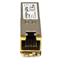 StarTech.com MSA Compliant SFP Transceiver Module - 1000BASE-TXMSA Uncoded SFP Module - 1000BASE-TX - SFP to RJ45 Cat6/Cat5e - 1GE Gigabit Ethernet SFP - RJ-45 100m, Copper, 1000 Mbit/s, SFP, TX, 100 m, IEEE 802.3z