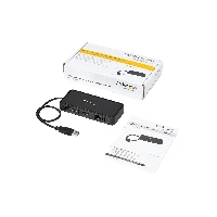 StarTech.com USB 3.0 Mini Dock - Dual Monitor USB-A Docking Station with DisplayPort 4K 60Hz Video & Gigabit Ethernet - 1ft (30cm) cable - Portable USB 3.1 Gen 1 Type-A Laptop Adapter, Wired, USB 3.2 Gen 1 (3.1 Gen 1) Type-A, 10,100,1000 Mbit/s, IEEE 802.3, IEEE 802.3ab, IEEE 802.3u, Black, 5 Gbit/s