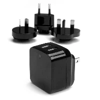 StarTech.com Dual-port USB wall charger - international travel - 17W/3.4A - black, Indoor, AC, 5 V, Black