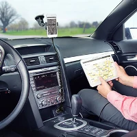 StarTech.com Dual-Port Car Charger with Lightning Cable and USB 2.0 Port - Black, Auto, Cigar lighter, 5 V, 0.3 m, Black