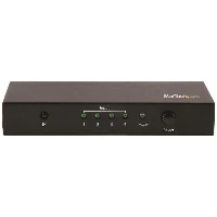StarTech.com 4-Port HDMI Automatic Switch - 4K 60Hz, HDMI, Black, 60 Hz, 1280 x 720 (HD 720), 1920 x 1080 (HD 1080), 1920 x 1200 (WUXGA), 2560 x 1600 (WQXGA), 3840 x 2160, Power, 3840 x 2160 pixels