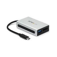 StarTech.com Thunderbolt 3 to eSATA Adapter + USB 3.1 (10Gbps) Port - Mac / Windows, Wired, Thunderbolt 3, Black, Silver, 20 Gbit/s, Plastic, CE, FCC, REACH