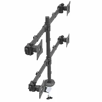 StarTech.com Desk Mount Quad Monitor Arm - Ergonomic VESA 4 Monitor Mount 2x2 up to 27