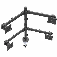 StarTech.com Desk Mount Quad Monitor Arm - Ergonomic VESA 4 Monitor Mount 2x2 up to 27