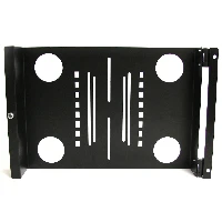 StarTech.com Universal Swivel VESA LCD Mounting Bracket for 19in Rack or Cabinet, Mounting bracket, Black, Steel, 16 kg, 7U, EIA RS310-D