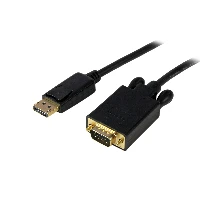 StarTech.com 15ft (4.6m) DisplayPort to VGA Cable - Active DisplayPort to VGA Adapter Cable - 1080p Video - DP to VGA Monitor Cable - DP 1.2 to VGA Converter - Latching DP Connector, 4.6 m, DisplayPort, VGA (D-Sub), Male, Male, Straight