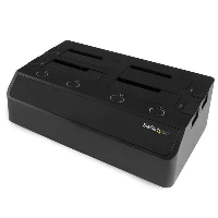 StarTech.com 4-Bay Hard Drive Docking Station for 2.5/3.5 SSDs and HDDs - eSATA/USB 3.0 to SATA (6Gbps), HDD, SSD, Serial ATA, Serial ATA II, Serial ATA III, 2.5,3.5
