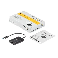 StarTech.com USB 3.0 to DisplayPort Adapter - 4K 30Hz, 3.2 Gen 1 (3.1 Gen 1), USB Type-A, DisplayPort output, 3840 x 2160 pixels