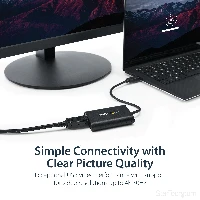 StarTech.com USB 3.0 to DisplayPort Adapter - 4K 30Hz, 3.2 Gen 1 (3.1 Gen 1), USB Type-A, DisplayPort output, 3840 x 2160 pixels