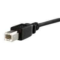 StarTech.com 1 ft Panel Mount USB Cable B to B - F/M, 0.3 m, USB B, USB B, USB 2.0, 480 Mbit/s, Black