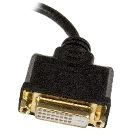 StarTech.com Micro HDMI to DVI Adapter - Micro HDMI to DVI Converter - Micro HDMI Type-D Device to DVI-D Single Link Monitor/Display/Projector - Durable - Male/Female - 8in (20cm) Cable, 0.203 m, Micro-HDMI, DVI-D, Male, Female, Straight