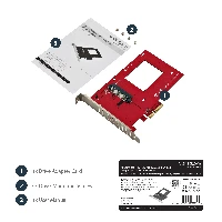 StarTech.com U.2 to PCIe Adapter for 2.5
