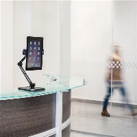 StarTech.com Adjustable Tablet Stand with Arm - Pivoting - Wall-Mountable, Tablet/UMPC, Active holder, Indoor, Black