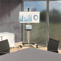 StarTech.com TV Cart - Height Adjustable - Lockable Wheels, 40 kg, 81.3 cm (32