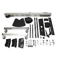 StarTech.com TV Cart - Height Adjustable - Lockable Wheels, 40 kg, 81.3 cm (32