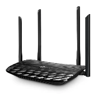 TP-Link AC1200 Wireless MU-MIMO Gigabit WiFi Router, Wi-Fi 5 (802.11ac), Dual-band (2.4 GHz / 5 GHz), Ethernet LAN, Black, Tabletop router