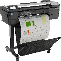 HP Designjet T830 24-in Multifunction Printer, Inkjet, 2400 x 1200 DPI, CALS G4, HP-GL/2, HP-RTL, TIFF, URF, Cyan, Magenta, Matte black, Yellow, 2400 x 1200 DPI, Colour copying