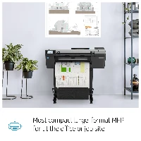 HP Designjet T830 24-in Multifunction Printer, Inkjet, 2400 x 1200 DPI, CALS G4, HP-GL/2, HP-RTL, TIFF, URF, Cyan, Magenta, Matte black, Yellow, 2400 x 1200 DPI, Colour copying