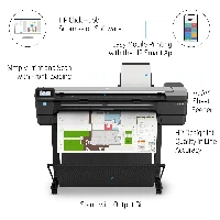 HP Designjet T830 24-in Multifunction Printer, Inkjet, 2400 x 1200 DPI, CALS G4, HP-GL/2, HP-RTL, TIFF, URF, Cyan, Magenta, Matte black, Yellow, 2400 x 1200 DPI, Colour copying