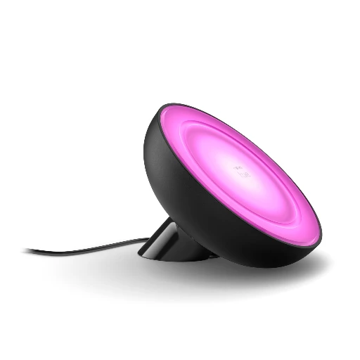 Philips Hue White and colour ambience Bloom table lamp, Smart table lamp, Black, Bluetooth/Zigbee, Integrated LED, Non-changeable bulb(s), White