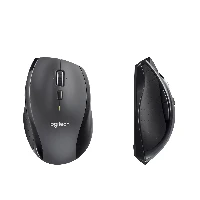 Logitech Marathon M705 Wireless Mouse, Right-hand, Optical, RF Wireless, 1000 DPI, Charcoal