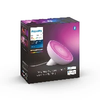 Philips Hue White and colour ambience Bloom table lamp, Smart table lamp, White, ZigBee, Integrated LED, Non-changeable bulb(s), White