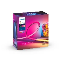 Philips Hue White and colour ambience Play gradient lightstrip 65 inch, Smart bulb, Black, Bluetooth/Zigbee, LED, Non-changeable bulb(s), Multi
